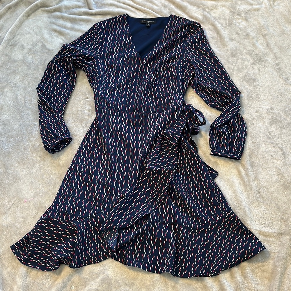 Banana republic wrap dress